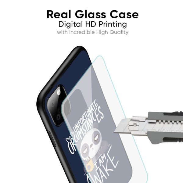 Struggling Panda Glass Case for OnePlus 9 Pro For Sale