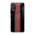 Vertical Stripes Glass Case for Vivo V21 Cheap