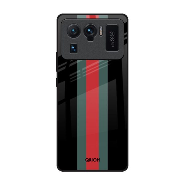 Vertical Stripes Glass Case for Mi 11 Ultra on Sale