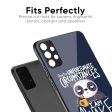 Struggling Panda Glass Case for Vivo V23e 5G on Sale