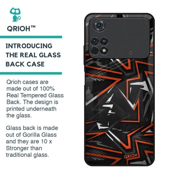 Vector Art Glass Case for Poco M4 Pro Hot on Sale