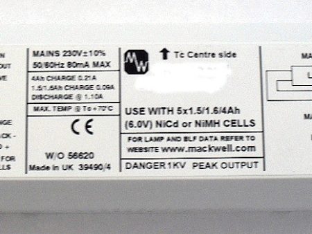 Mackwell CERIAN SR666 M3 Emergency Inverter Supply