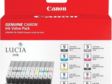 10 Pack Canon PGI9VALPK OEM Ink Cartridge | Laser Tek Services on Sale