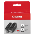 2 Pack Canon PGI5 PGI-5BK Black OEM Ink Cartridge | Laser Tek Services Cheap