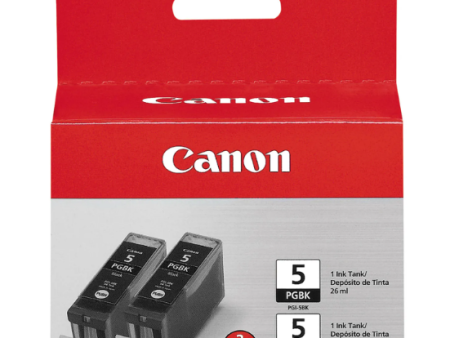 2 Pack Canon PGI5 PGI-5BK Black OEM Ink Cartridge | Laser Tek Services Cheap