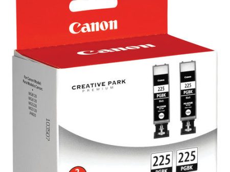 2 Pack Canon PGI-225 Black OEM Ink Cartridge | Laser Tek Services Hot on Sale