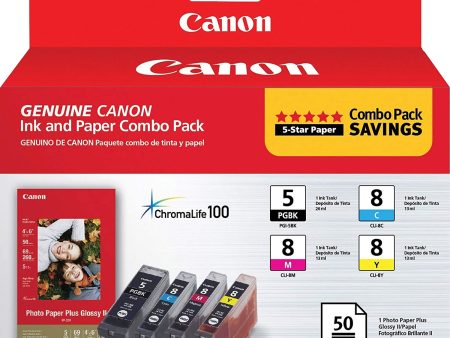 4 Pack Canon PGI5 CLI8 OEM Ink Cartridge | Laser Tek Services For Cheap