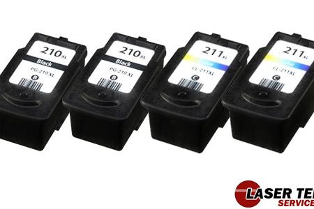 4 Pack Canon PG210XL CL211XL Compatible Ink Cartridge | Laser Tek Services Cheap