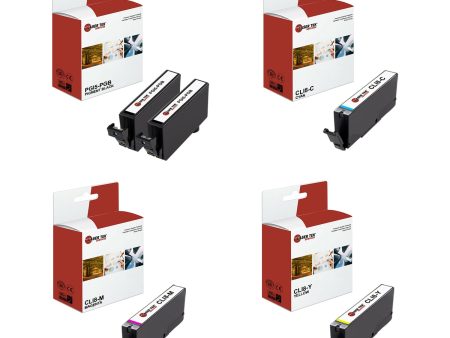 5 Pack Canon PGI5 CLI8 Compatible Ink Cartridge | Laser Tek Services For Cheap