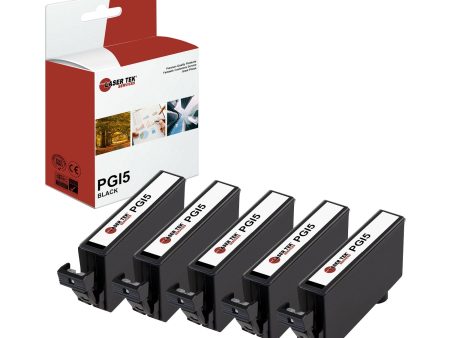 5 Pack Canon PGI5 PGI-5BK Black Compatible Ink Cartridge | Laser Tek Services Sale