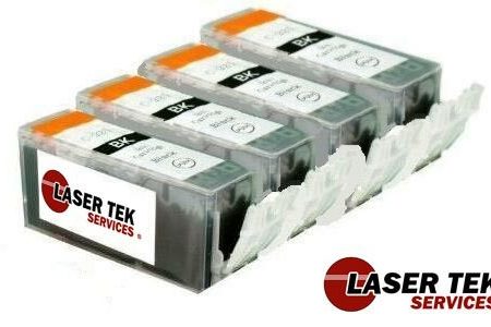 4 Pack Canon PGI225 PGI-225BK Black Compatible Ink Cartridge | Laser Tek Services Cheap