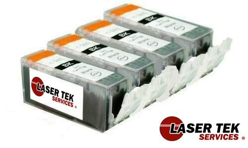 4 Pack Canon PGI225 PGI-225BK Black Compatible Ink Cartridge | Laser Tek Services Cheap