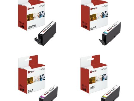 4 Pack Canon PGI5 CLI8 Compatible Ink Cartridge | Laser Tek Services Fashion