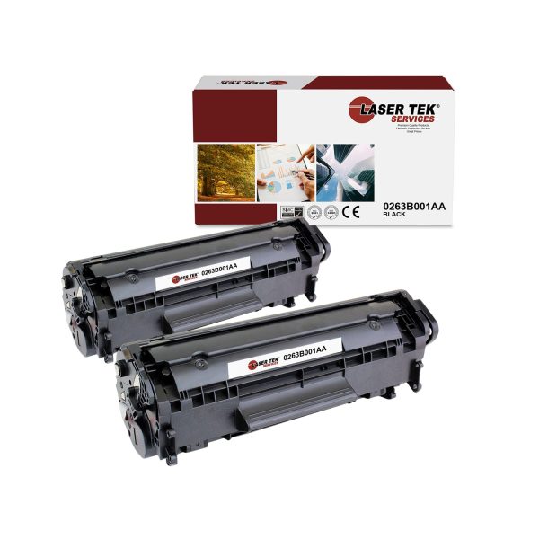 2 Pack Canon 104 FX9 FX10 Black High Yield Compatible Toner Cartridge | Laser Tek Services Supply