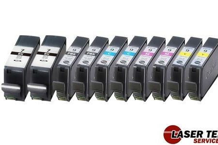 10 Pack Canon PGI-7 PGI-9 Compatible Ink Cartridge | Laser Tek Services Supply