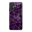 Geometric Purple Glass Case For Redmi 11 Prime Supply