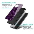 Geometric Purple Glass Case For Redmi 11 Prime Supply