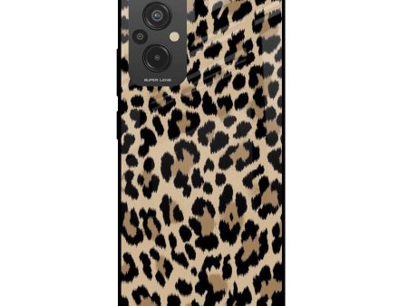 Leopard Seamless Glass Case For Redmi 11 Prime on Sale