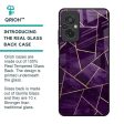 Geometric Purple Glass Case For Redmi 11 Prime Supply