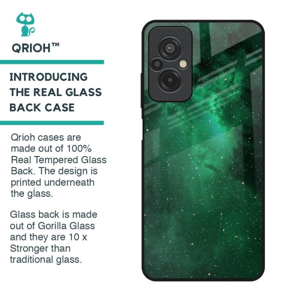 Emerald Firefly Glass Case For Redmi 11 Prime Fashion