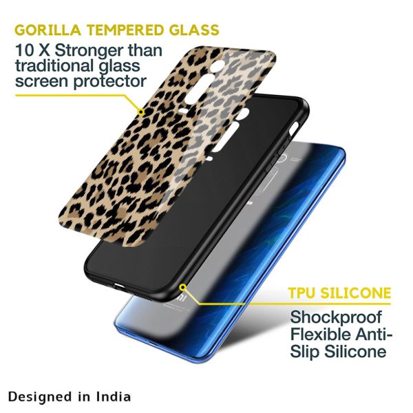 Leopard Seamless Glass Case For Redmi 11 Prime on Sale