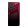 Wine Red Glass Case For Redmi 11 Prime Fashion