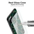 Abstract Green Glass Case For Redmi 11 Prime Online now