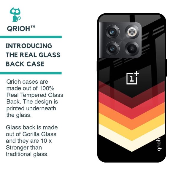 Abstract Arrow Pattern Glass Case For OnePlus 10T 5G Online now