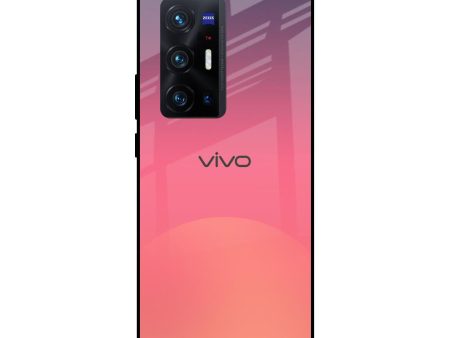 Sunset Orange Glass Case for Vivo X70 Pro Plus Online Hot Sale