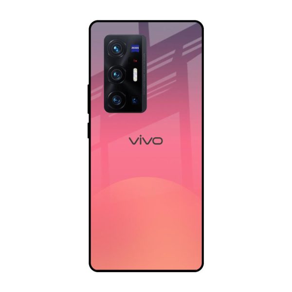 Sunset Orange Glass Case for Vivo X70 Pro Plus Online Hot Sale