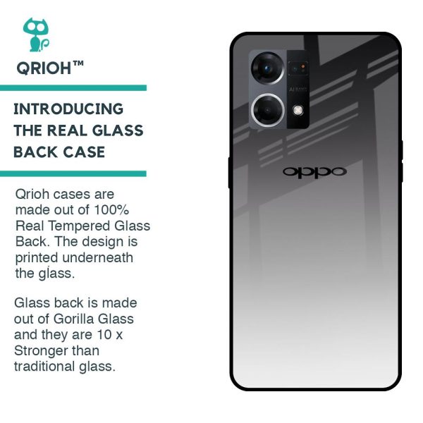 Zebra Gradient Glass Case for Oppo F21s Pro For Cheap