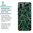 Abstract Green Glass Case For Redmi A1 Online now