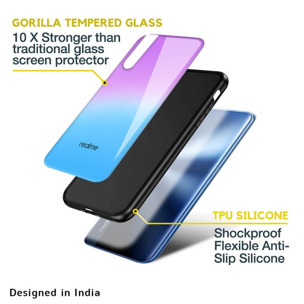 Unicorn Pattern Glass Case for Realme 10 Pro 5G Fashion