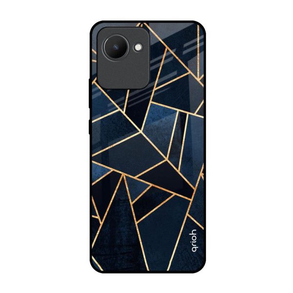 Abstract Tiles Glass Case for Realme C30 Hot on Sale