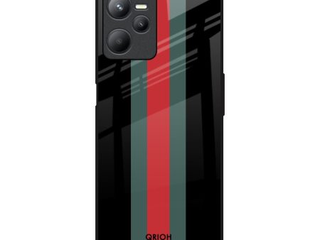 Vertical Stripes Glass Case for Realme C35 on Sale