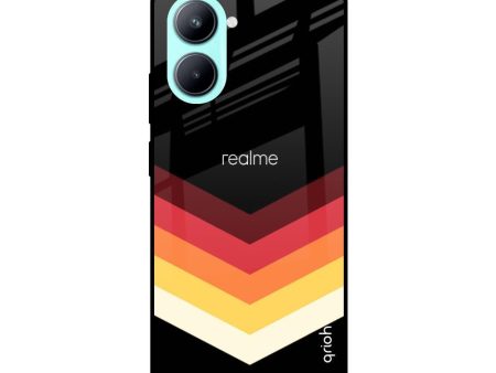 Abstract Arrow Pattern Glass Case For Realme C33 Online