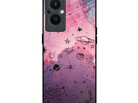 Space Doodles Glass Case for Oppo F21s Pro 5G For Cheap