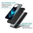 Vertical Blue Arrow Glass Case For Redmi 11 Prime Supply