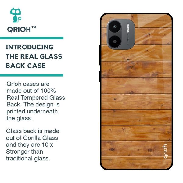 Timberwood Glass Case for Redmi A1 Cheap