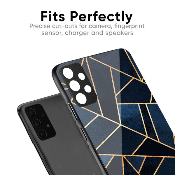 Abstract Tiles Glass Case for OPPO A77s Fashion