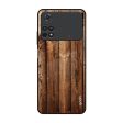 Timber Printed Glass Case for Poco M4 Pro For Sale