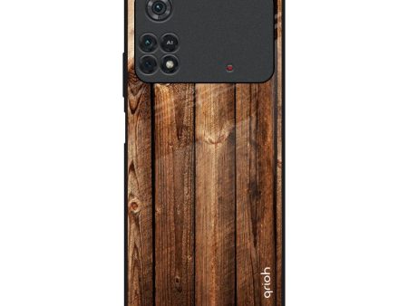 Timber Printed Glass Case for Poco M4 Pro For Sale