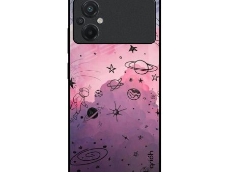 Space Doodles Glass Case for Poco M5 For Discount