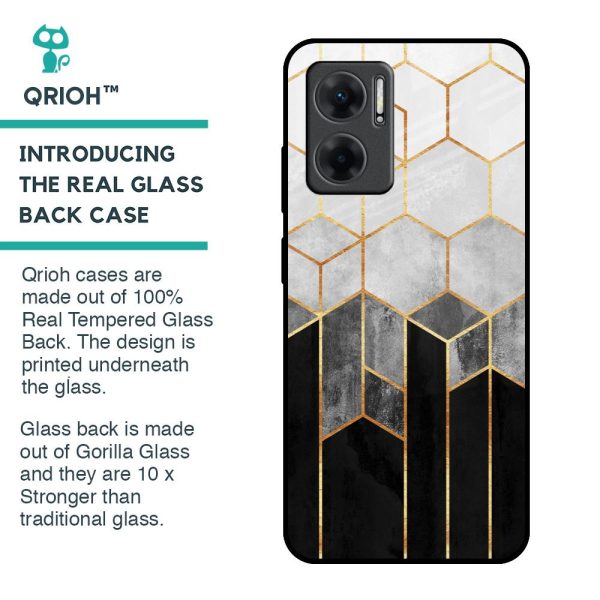 Tricolor Pattern Glass Case for Redmi 11 Prime 5G Discount