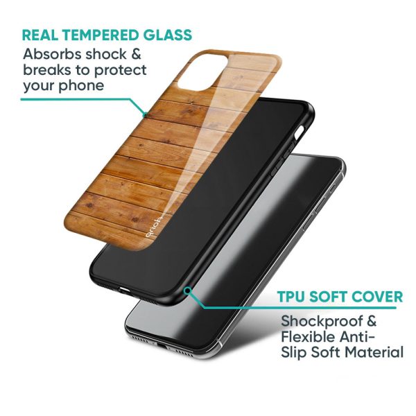 Timberwood Glass Case for Realme C33 Online