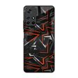 Vector Art Glass Case for Redmi Note 11T 5G Online now