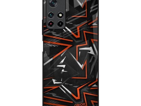 Vector Art Glass Case for Redmi Note 11T 5G Online now