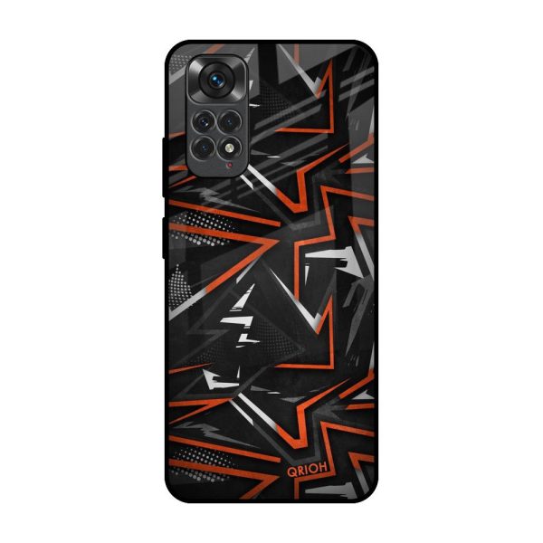 Vector Art Glass Case for Redmi Note 11 Online Hot Sale