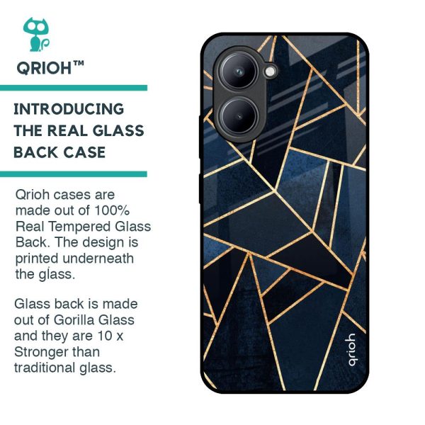 Abstract Tiles Glass Case for Realme C33 Supply