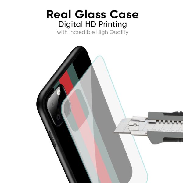 Vertical Stripes Glass Case for Realme C30 on Sale